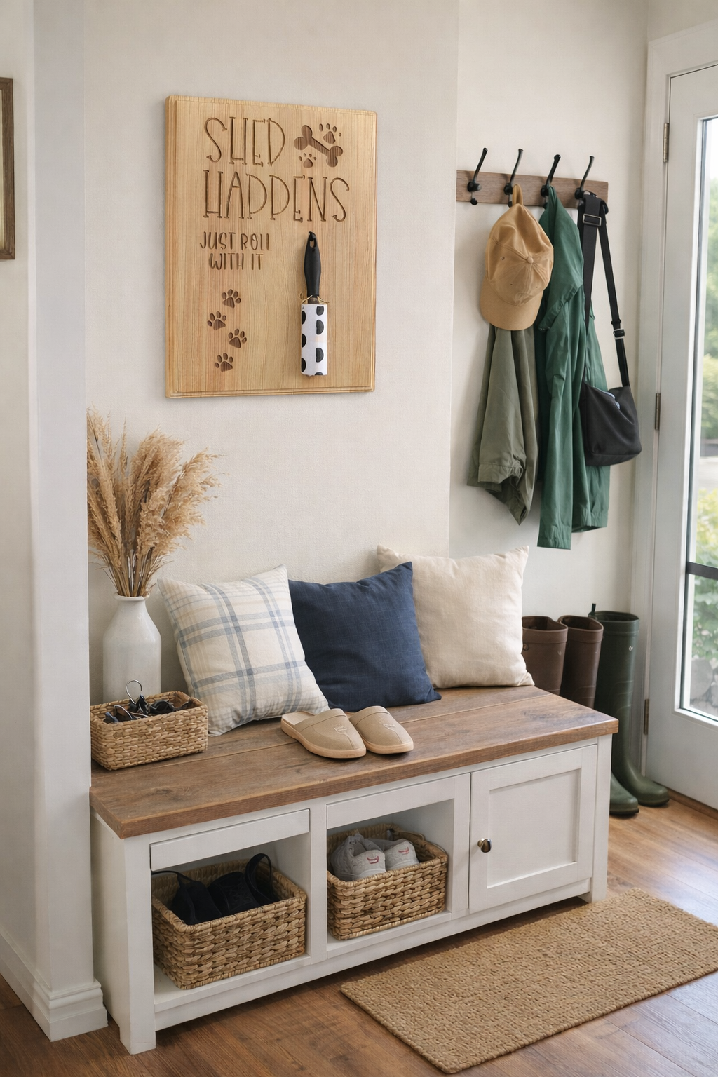 Shed Happens Lint Roller Hanging