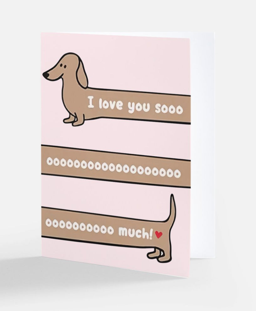 Love You So Much Notecard