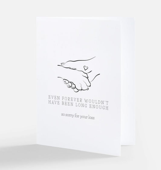Sorry For Your Loss Notecard
